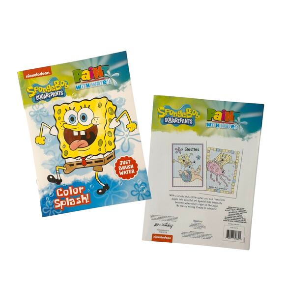 SpongeBob SquarePants Gift Basket | Plush, Coloring Books, Tattoos, Toys + More - Picture 3 of 10